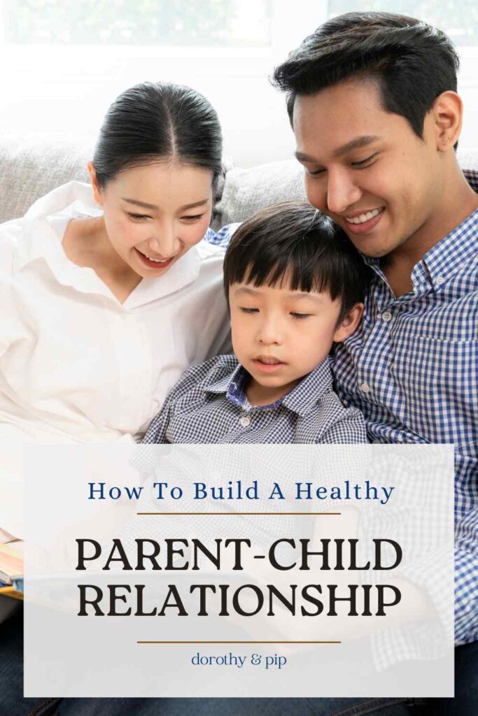 healthy parent-child relationship Pin