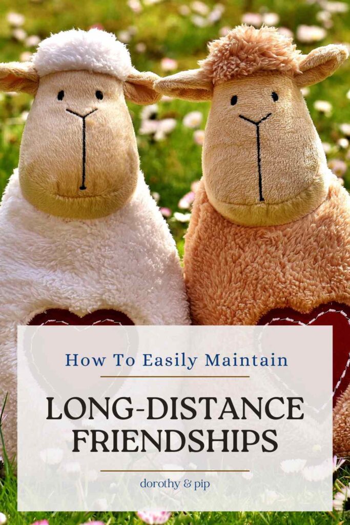 long-distance friendships Pin